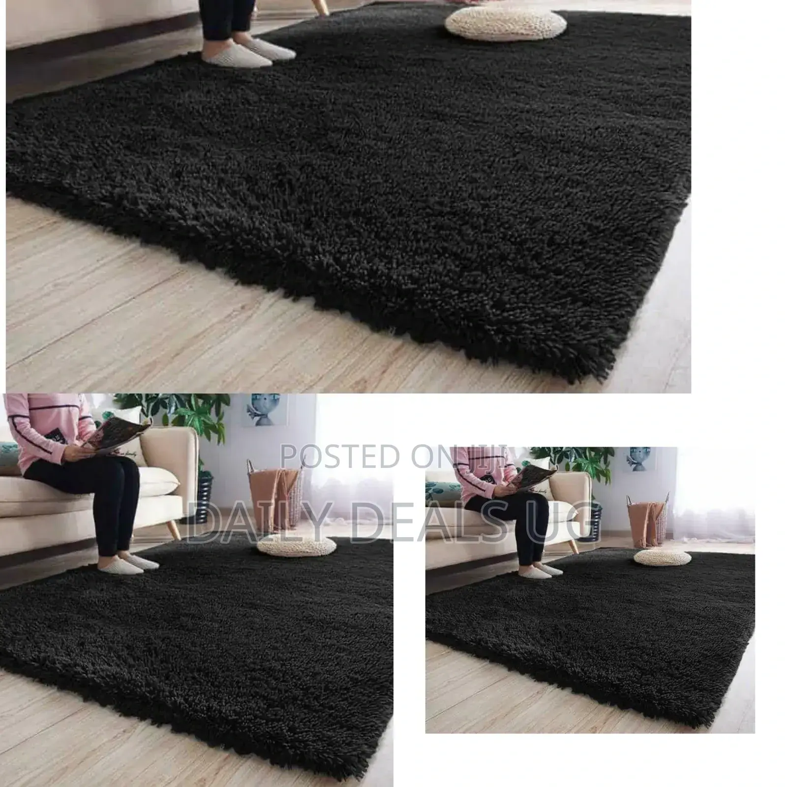 Home Black Center Carpet