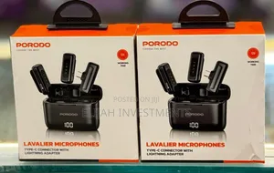 High Performance Porodo Lavalier Microphones