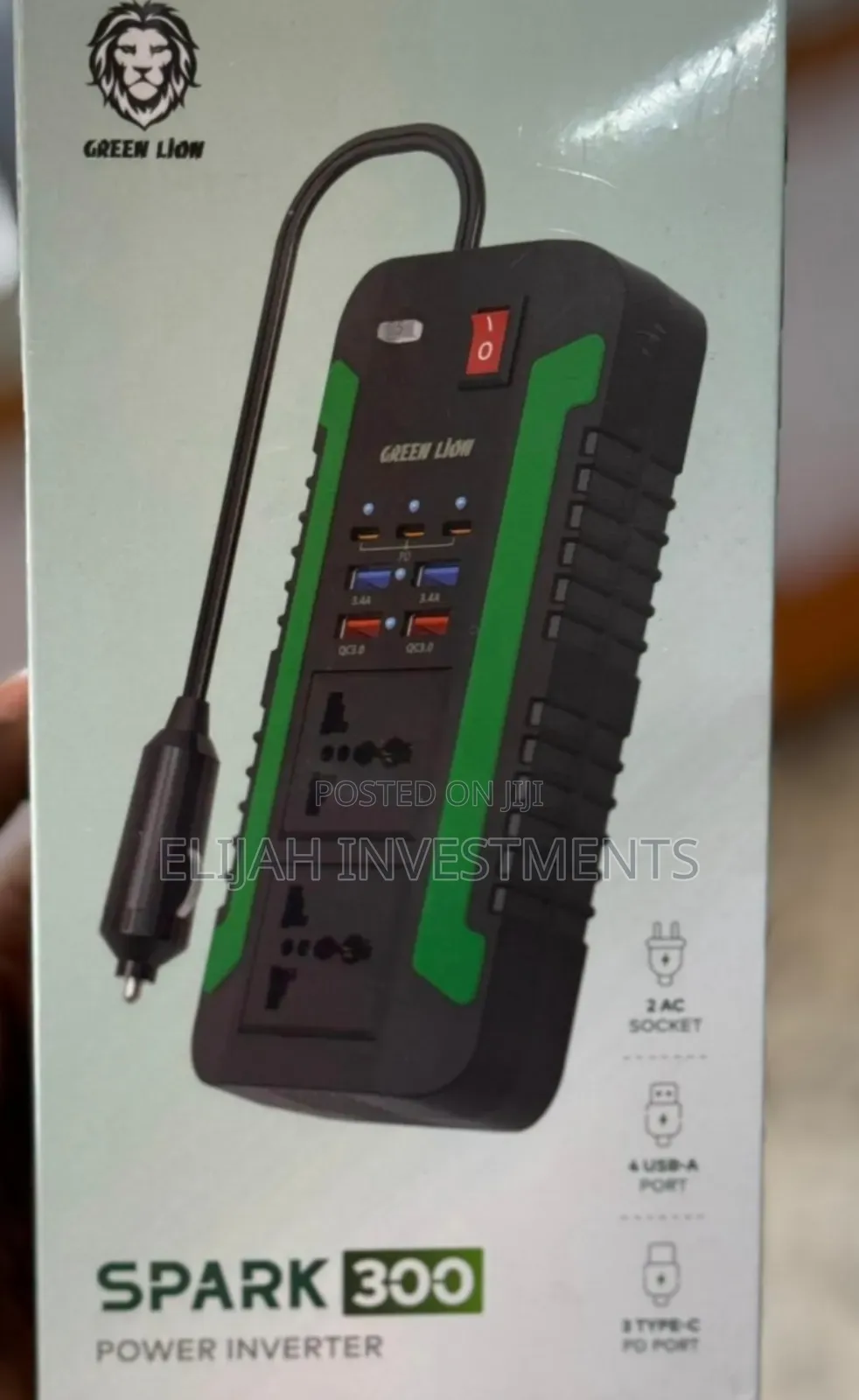 Brand New Green Lion Spark 300 Power Inverter