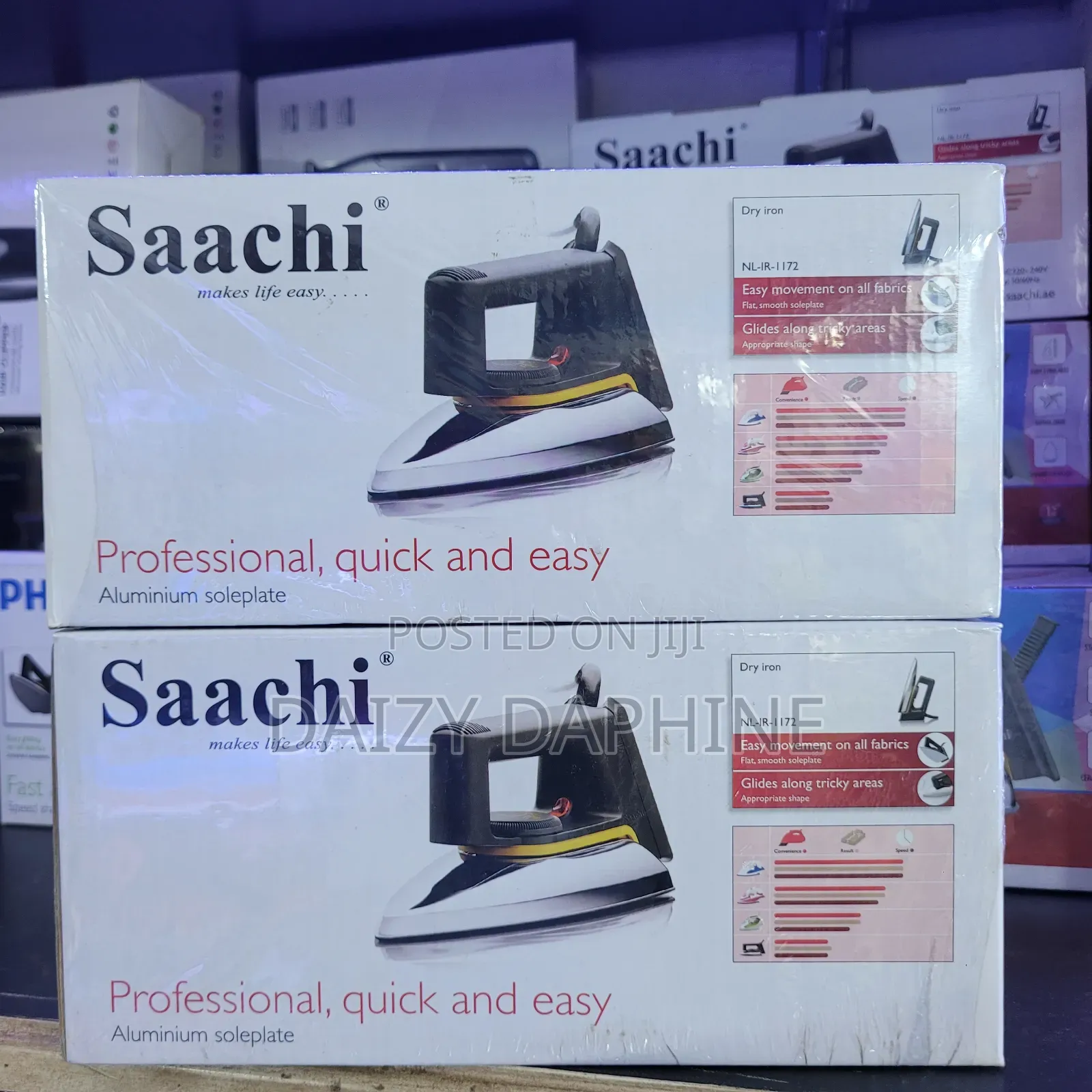 Electric Dry Iron Sachi/ Dry Iron Professional