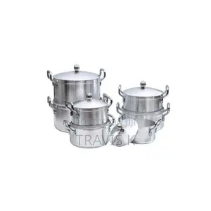 7pcs Heavy Stainless Steel Cooking Saucepans