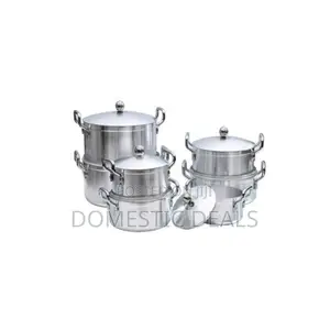 7pcs Heavy Stainless Steel Cooking Saucepans