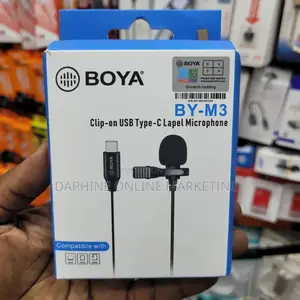 TYPE-C Lapel Microphone/ Boya Clip on Type-C Microphone