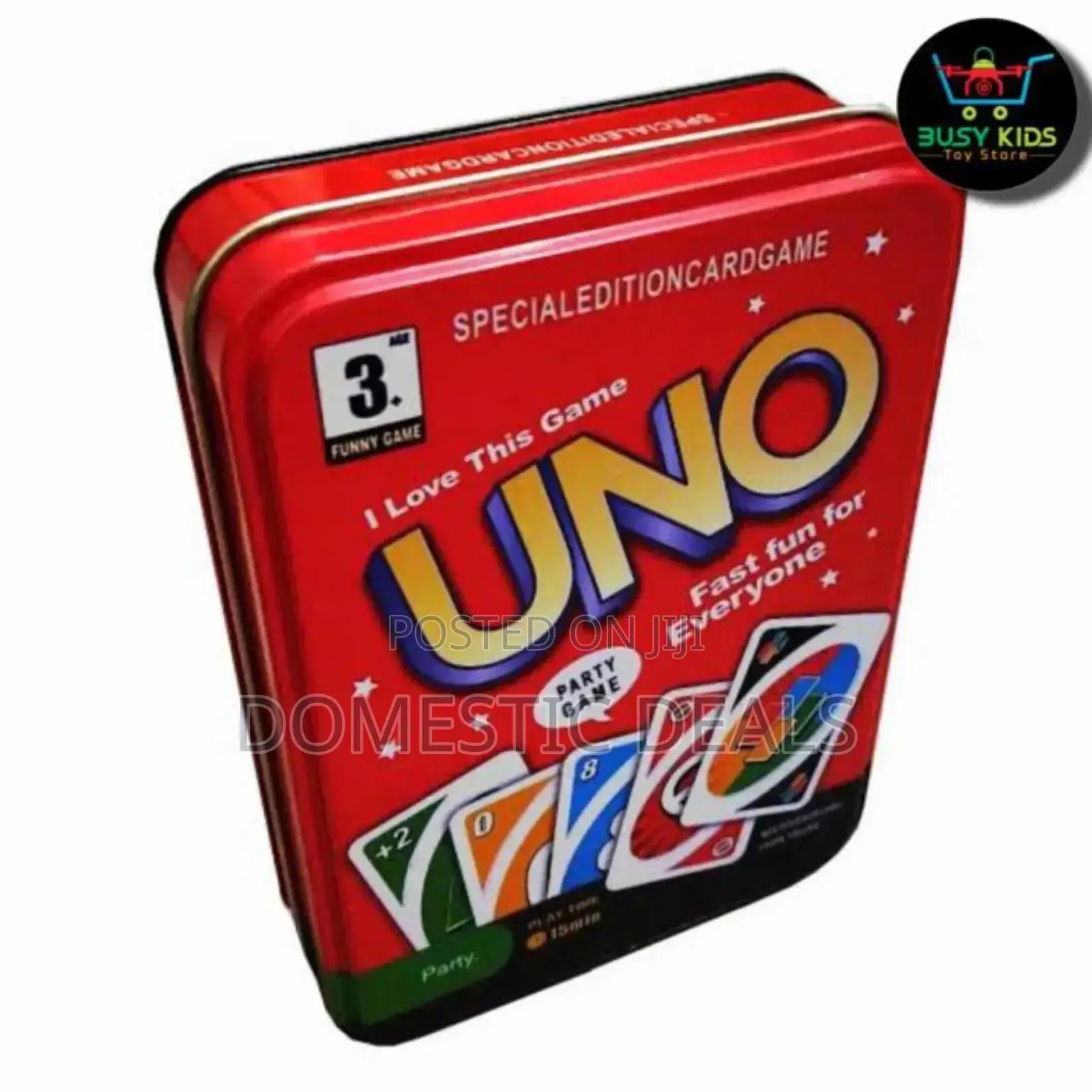 Iron Box Uno Card Gam