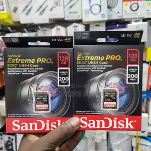 128gb Extreme Pro Sandisk SD Card