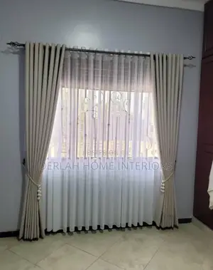 Full Set Cream Curtains