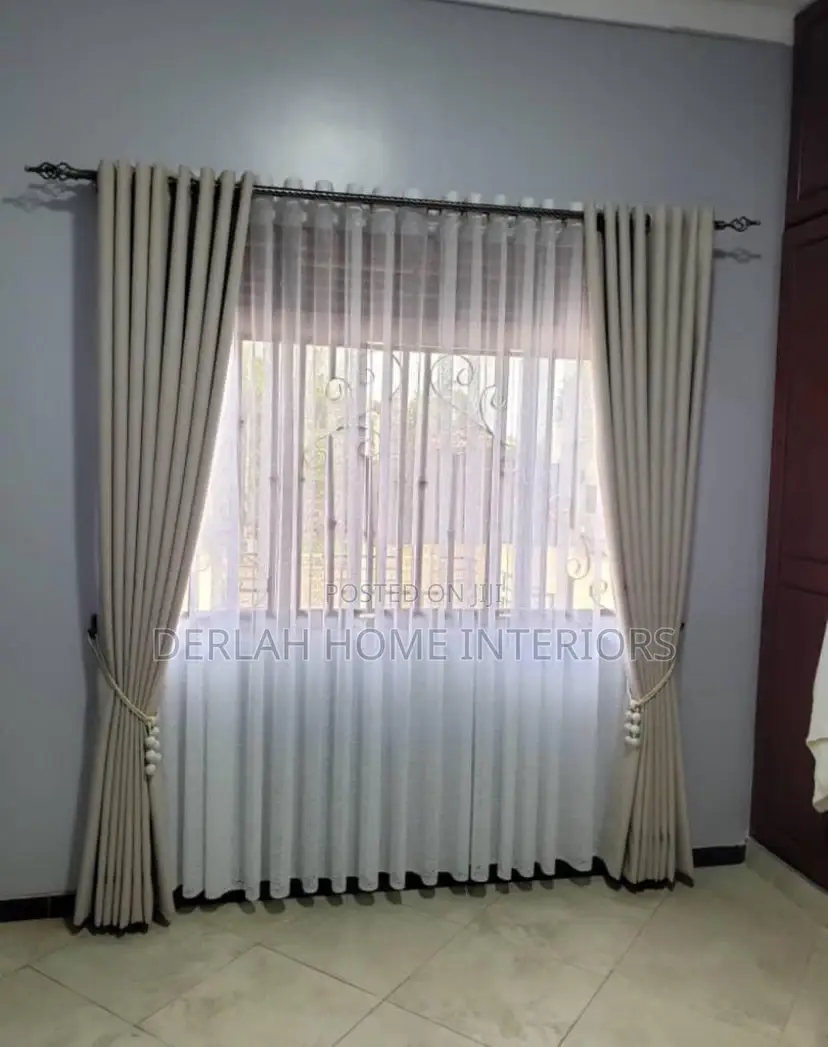 Full Set Cream Curtains