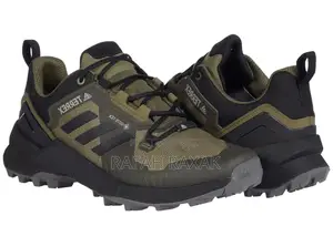 Army Green Adidas Terrex Swift R3 Gore-Tex Trek Hiking Shoes