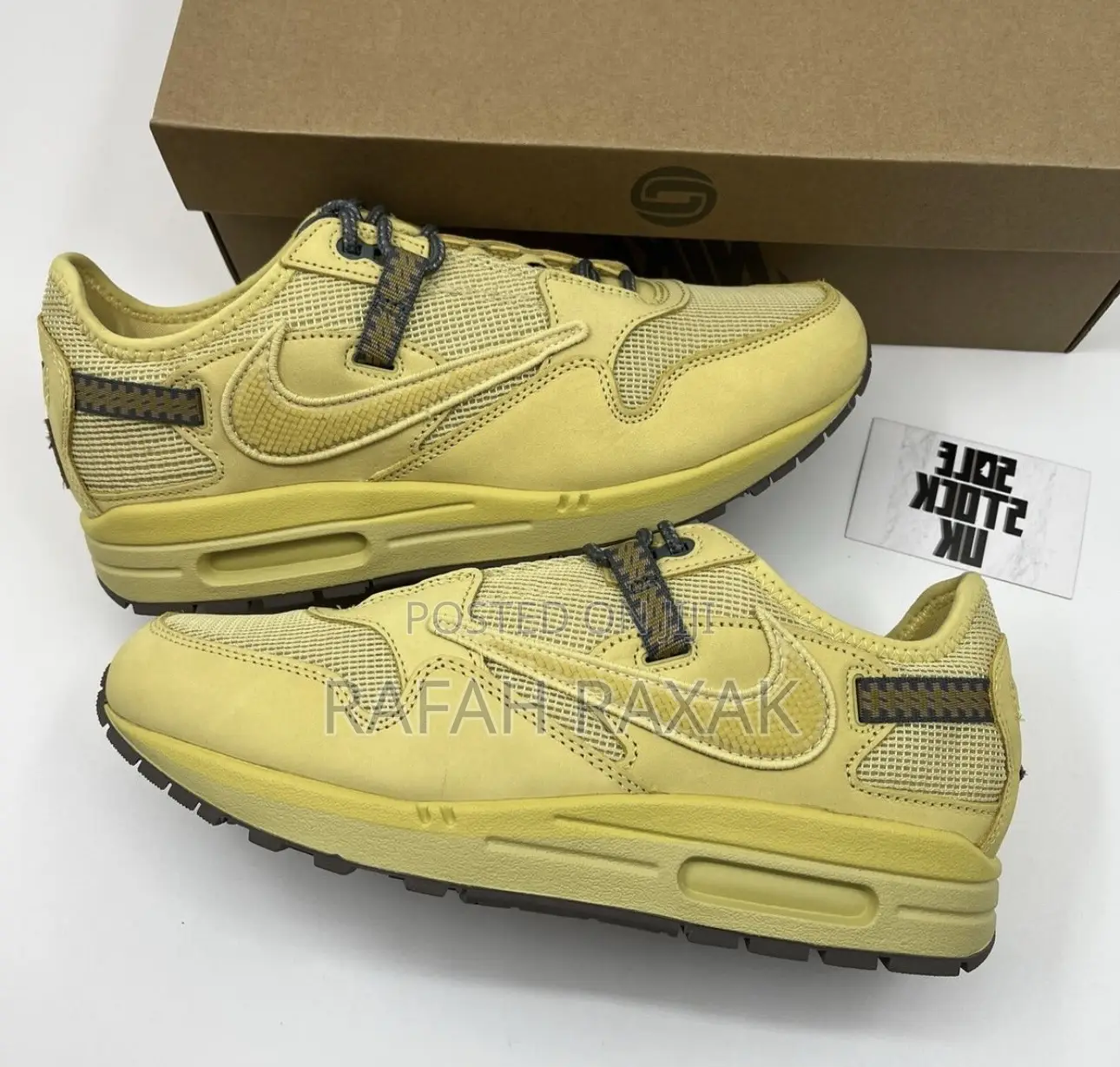 Nike Air Max 1 Cactus Jack X Travis Scott “Saturn Gold” Shoe