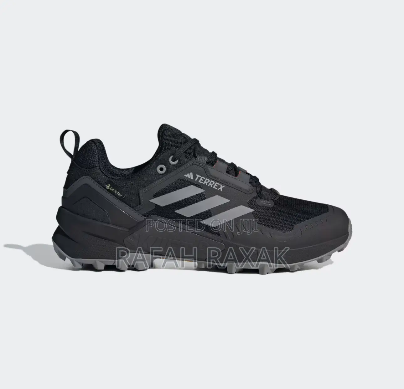 Black/Grey Adidas Terrex Swift R3 GTX Outdoor Hiking Sneaker
