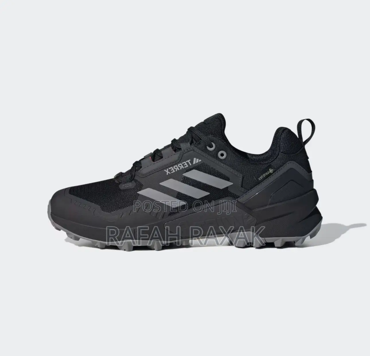 Black/Grey Adidas Terrex Swift R3 GTX Outdoor Hiking Sneaker