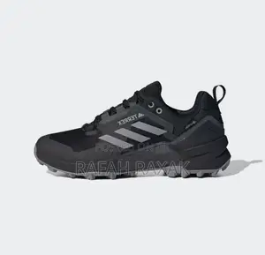 Black/Grey Adidas Terrex Swift R3 GTX Outdoor Hiking Sneaker