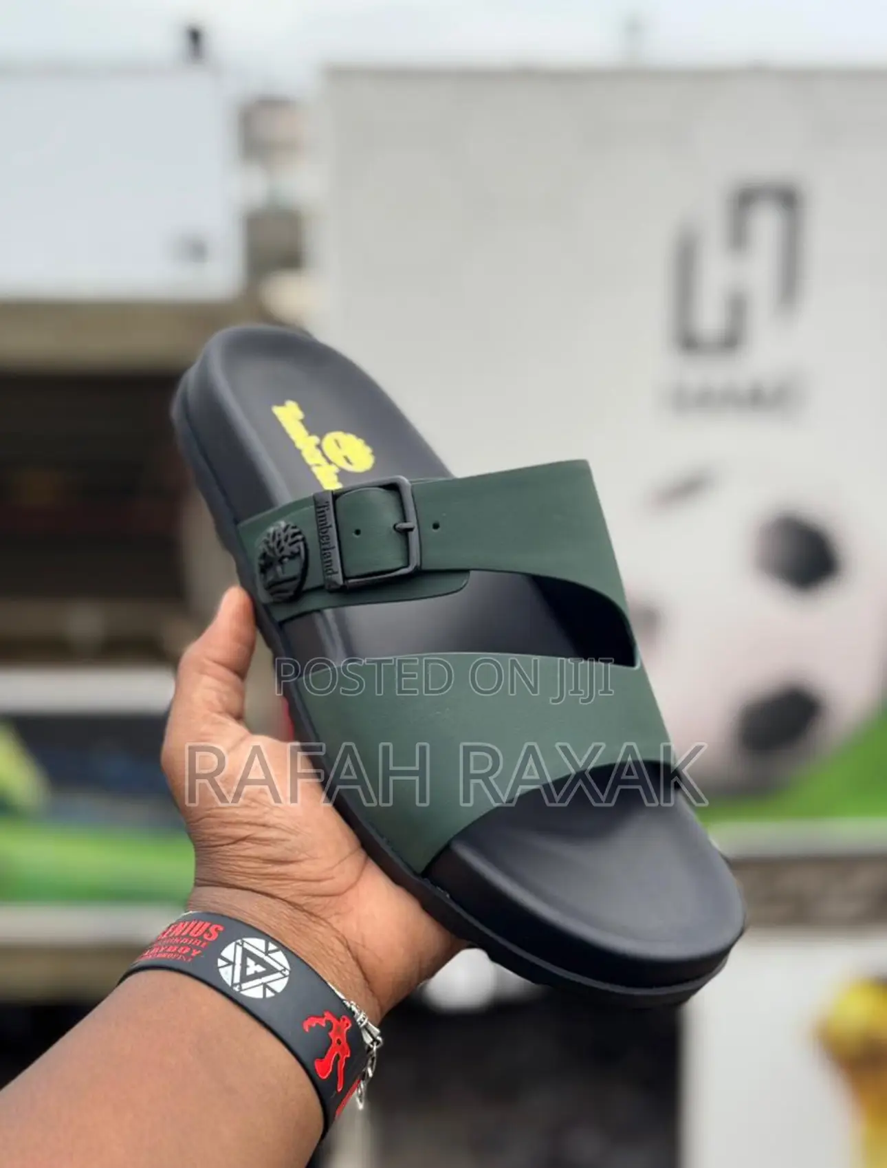 Original Green Men’S Luxury Timberland Double Strap Sandals