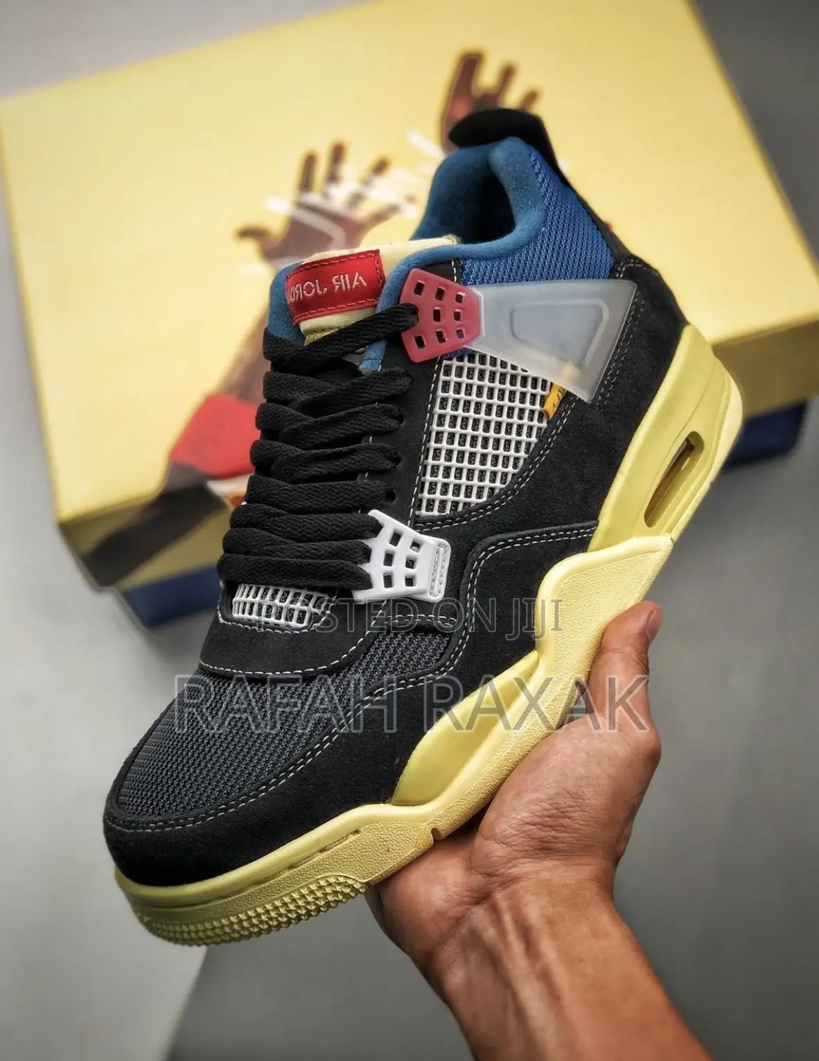Original Nike Air Jordan 4 Retro Union Off Noir Sneaker