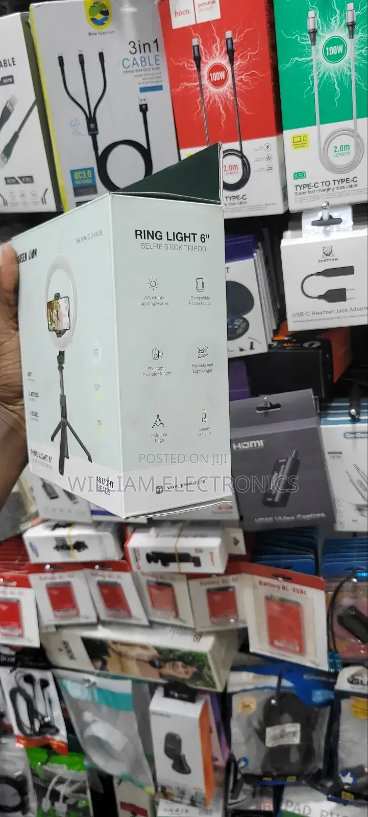 9 Level Brightness Ring Light/Greenlion 360° Ring Light