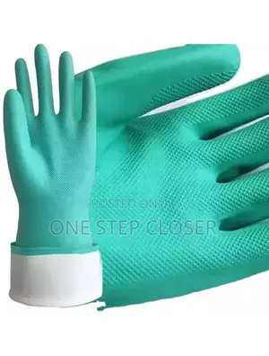 Saftey Gloves For Cleaning Toilets And Dirt Areas