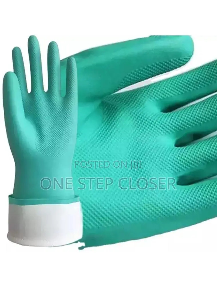Saftey Gloves For Cleaning Toilets And Dirt Areas
