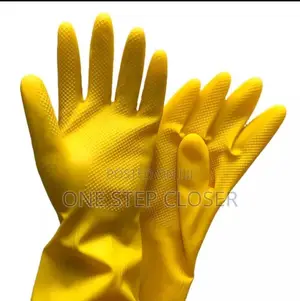 Saftey Gloves For Cleaning Toilets And Dirt Areas