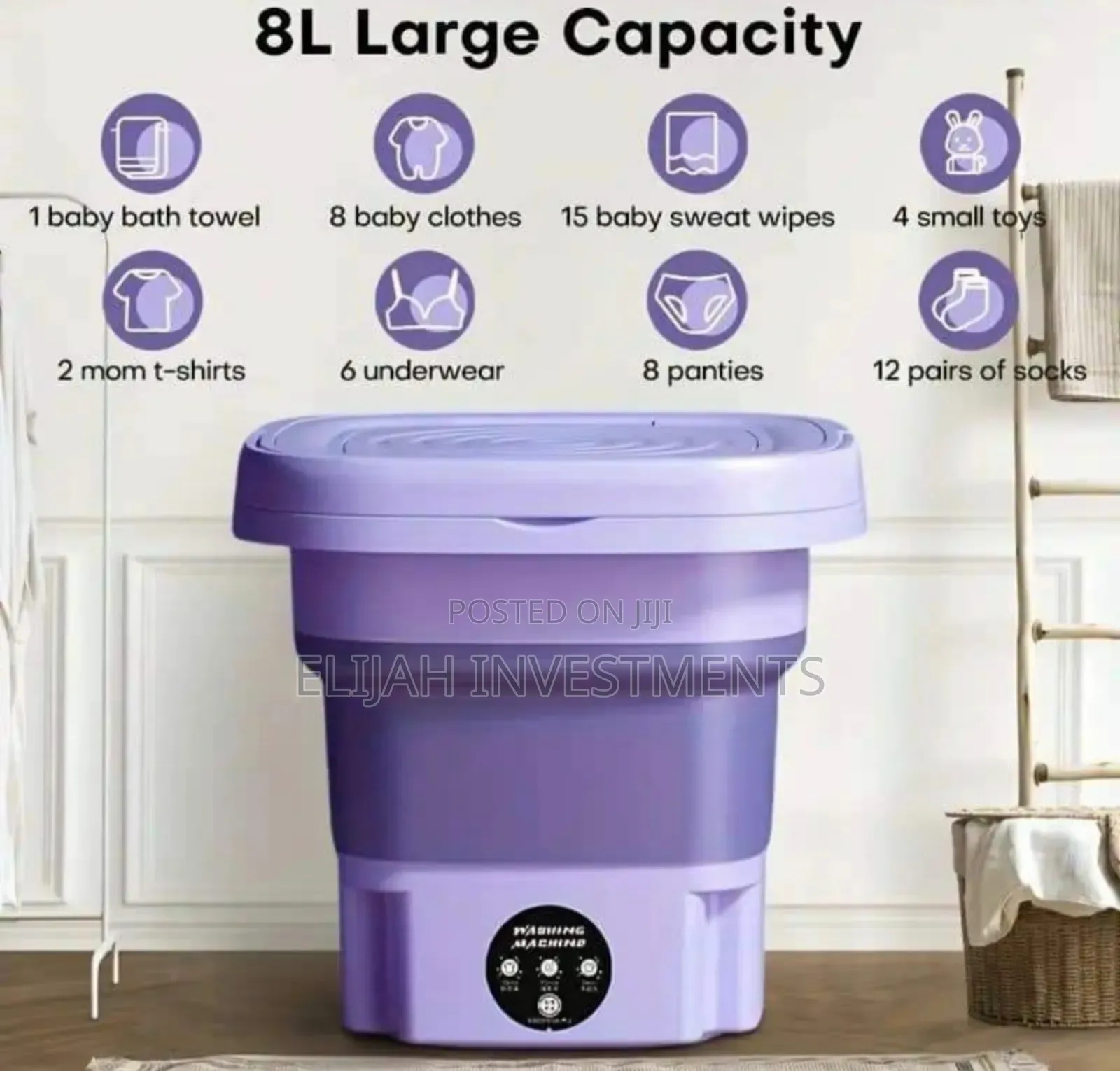 Classy Portable 8L Capacity Washing Machine