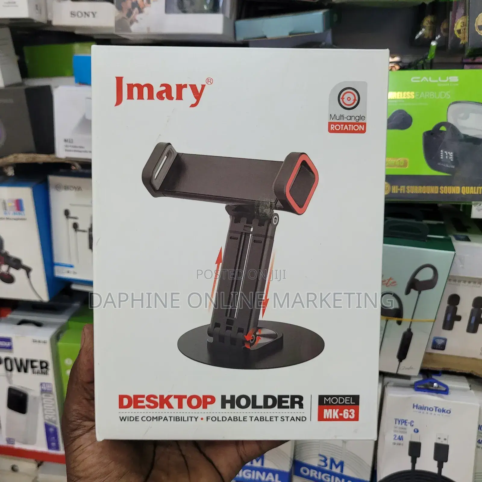 Jmary Desktop Holder/Note Book and Tablet