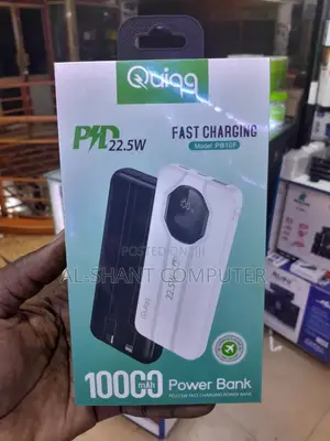 10000mah Power Bank/Quiqq 1000mah Fast Charging Power Bank