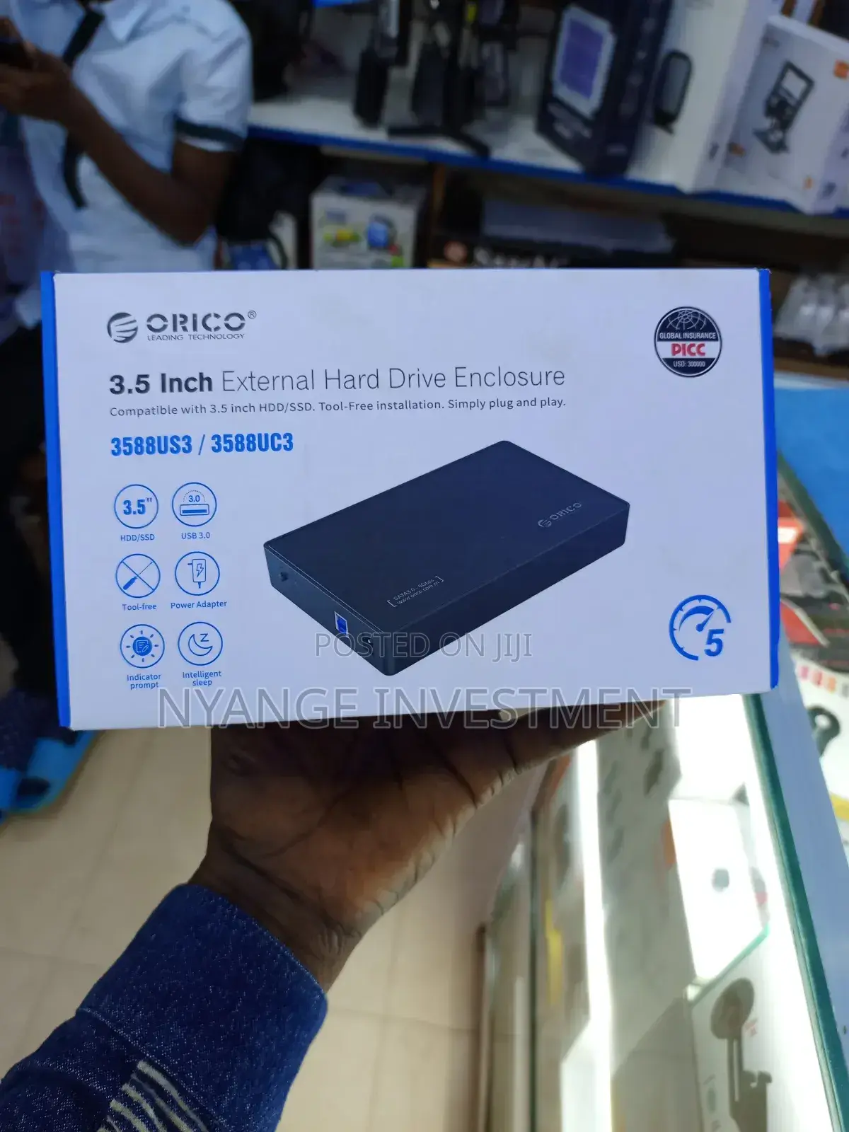 3.5 External Hard Disk Enclosure. Hard Disk Dock