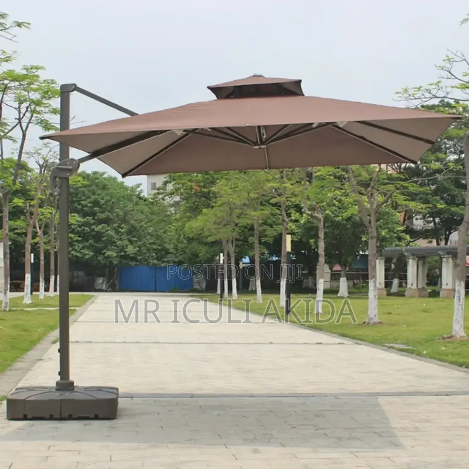 3x3mtr3600water Base Garden Terace Patio Cantilever Umbrella