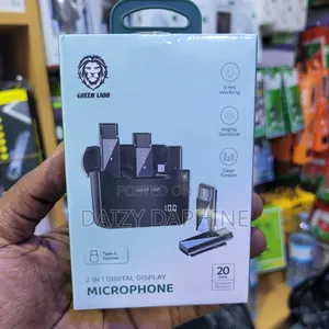 2 in 1 Digital Display Mini Microphone/Green Lion Wireless