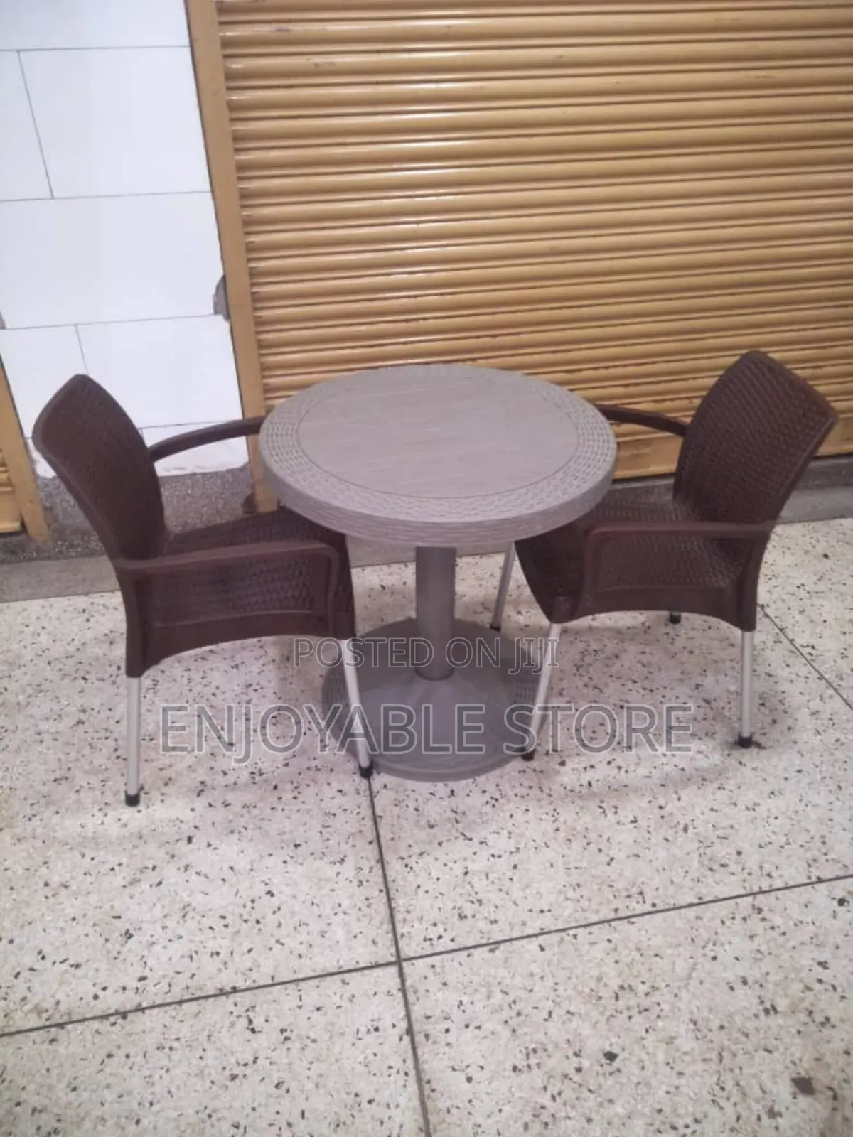 Set of Balcony 2 Chairs and Table
