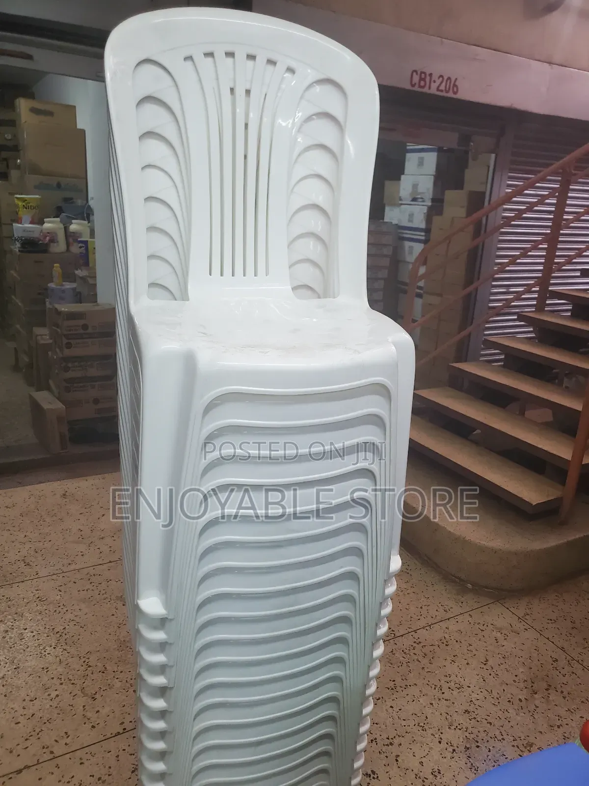 Mukwano Brand Plastic Chairs Armless