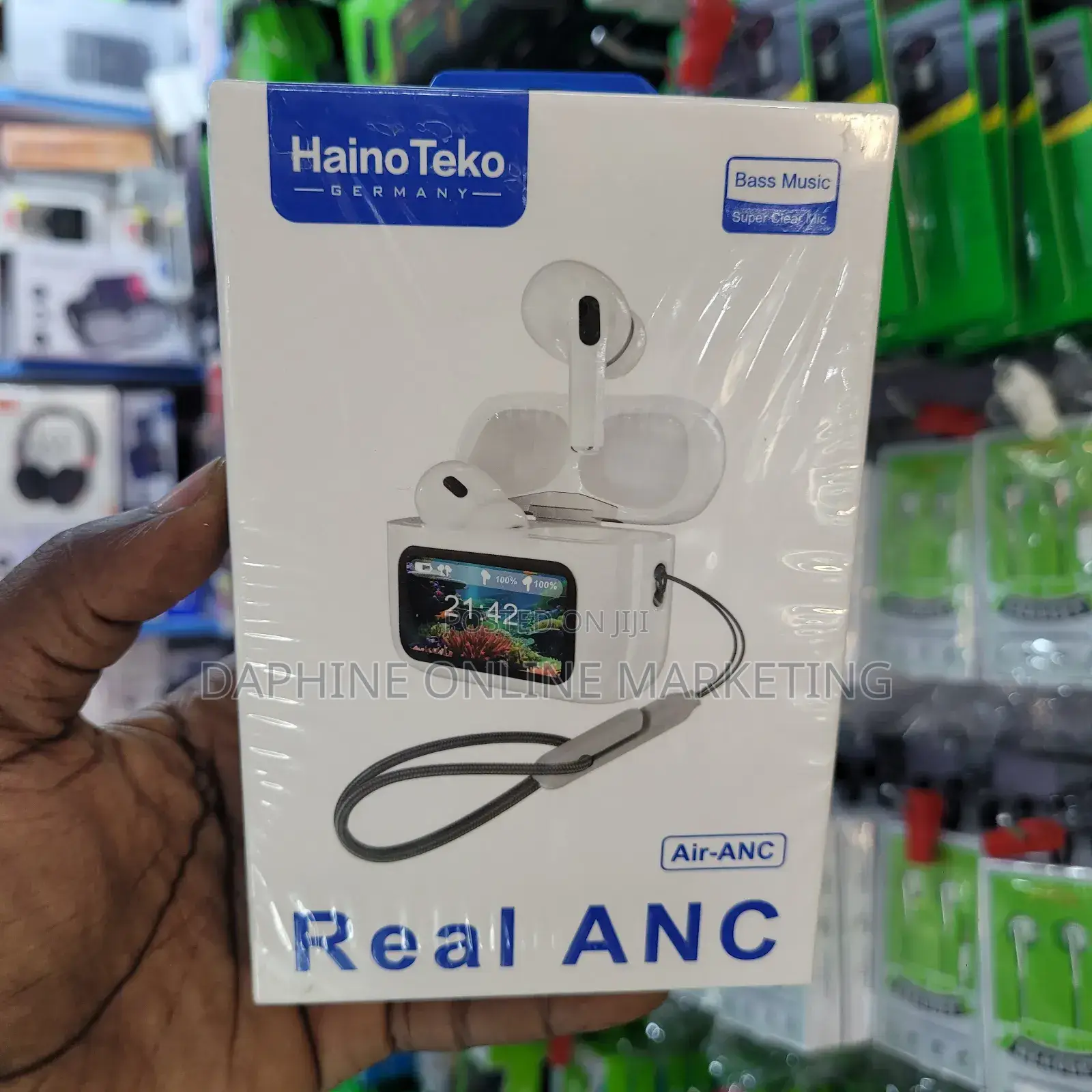 Haino Teko ANC Earbuds/ Real ANC Wireless Airpods