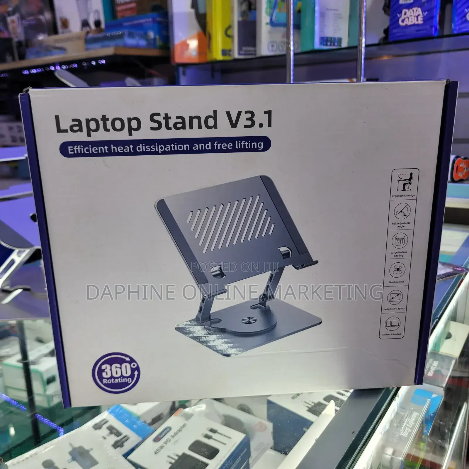 Aluminum Laptop Stand V3.1/Rotating Laptop Stand