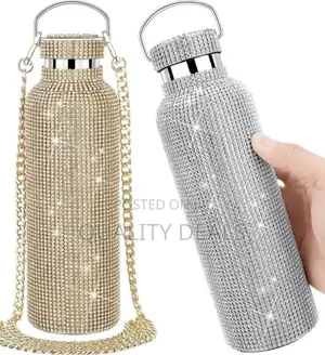 Decorative Travel Diamond Designed Bottle