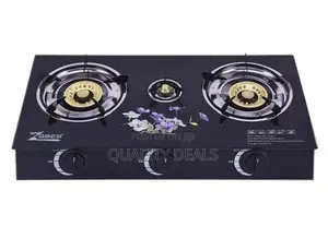 3 Burner Tempered Glass Gas Cooker
