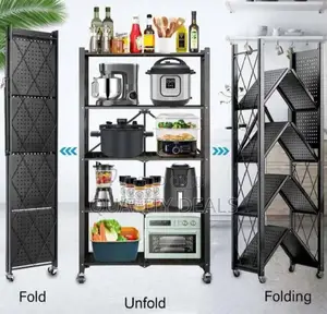 Foldable Space Saving Kitchen Rack