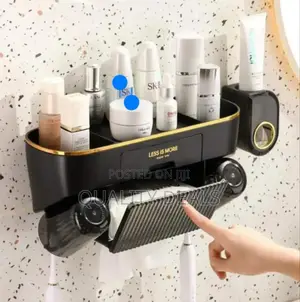 Multipurpose Bathroom Holder Dispenser