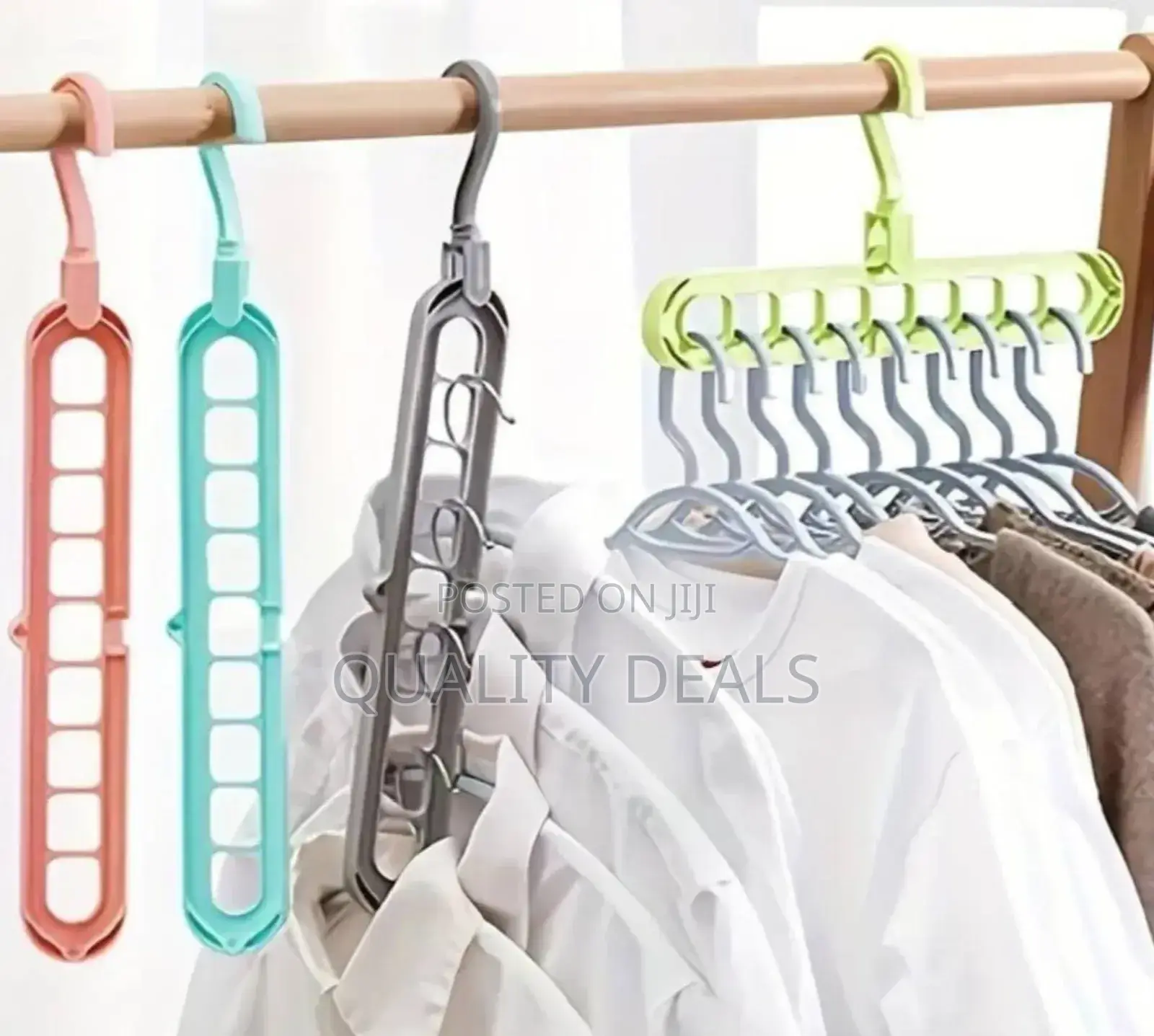 9in1 Clothes Plastic Hanger Holders