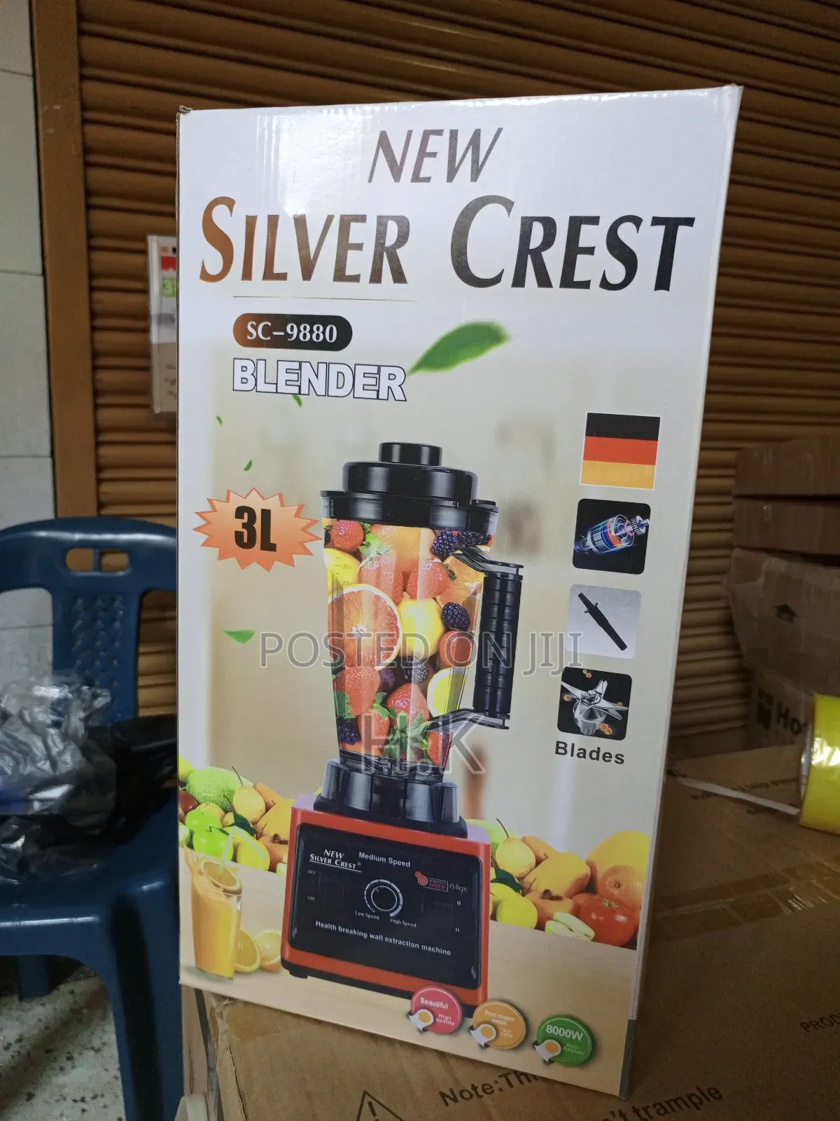 Silver Crest 3L Commercial Blender, Model SC-9880.