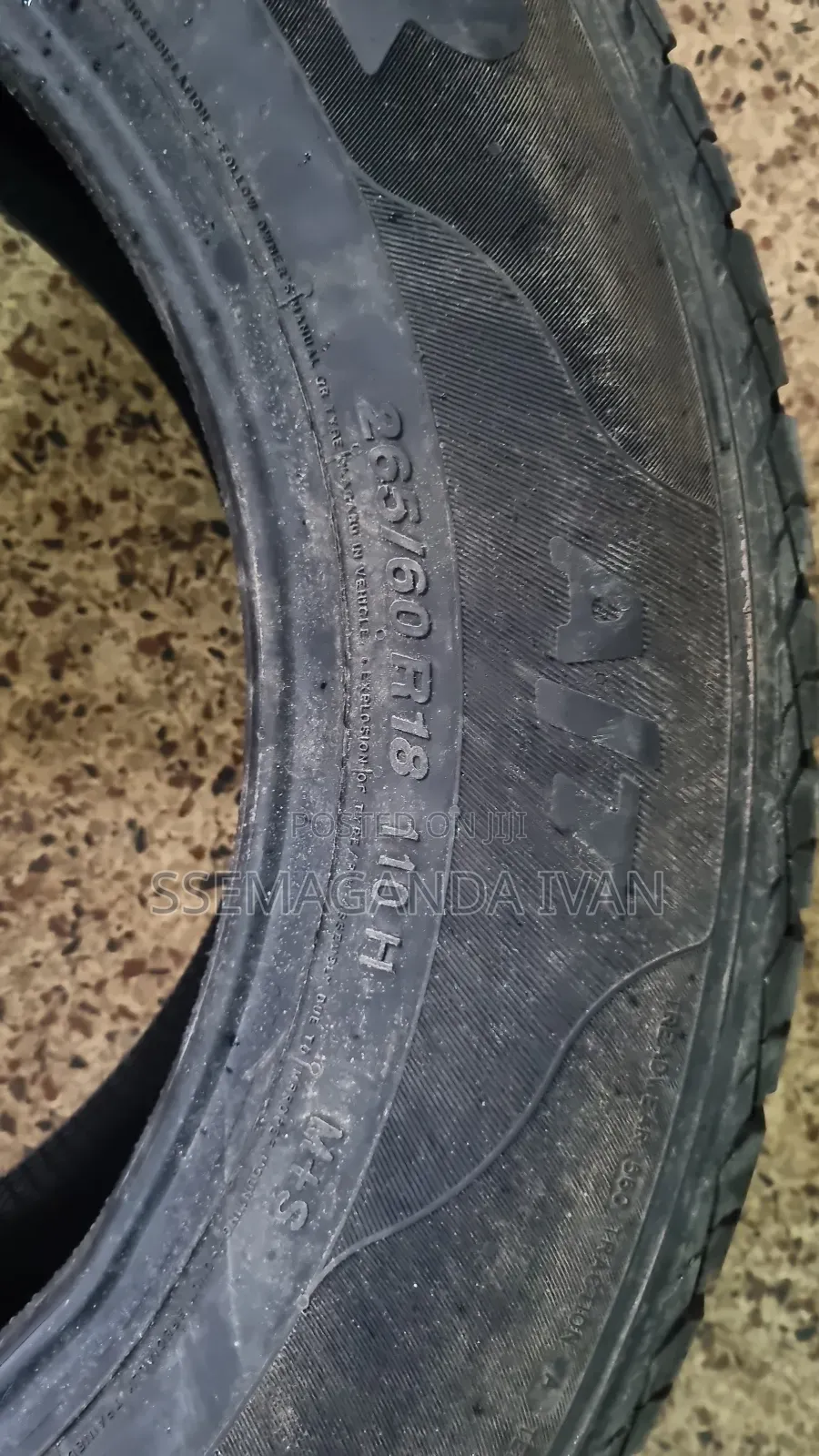 265/60r18 110h MRF a/T Made in India