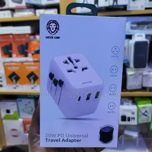 Green Lion World Travel Adaptor/20w PD Travel Adaptor