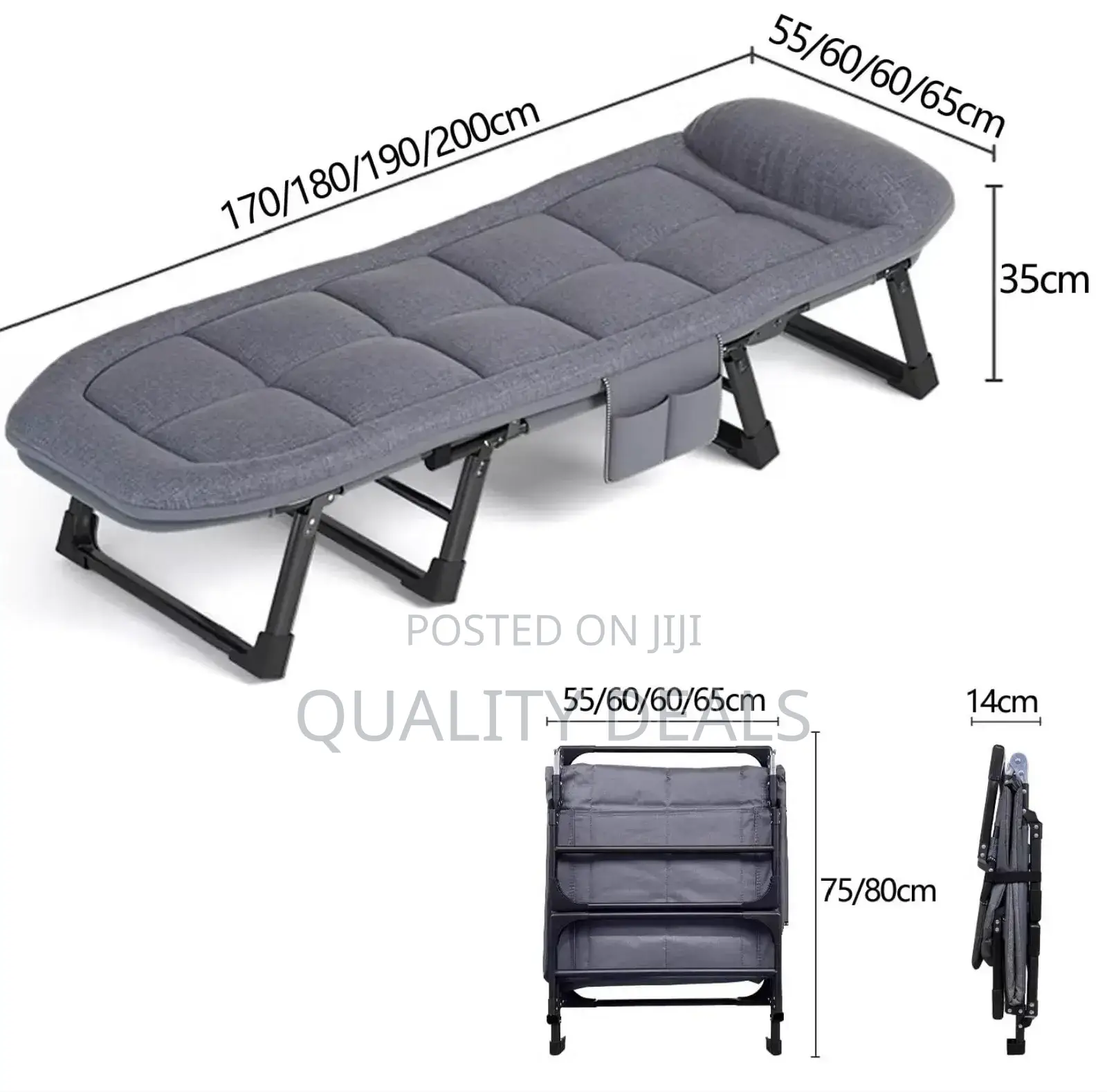 Folding Adjustable Recliner Chair Bed
