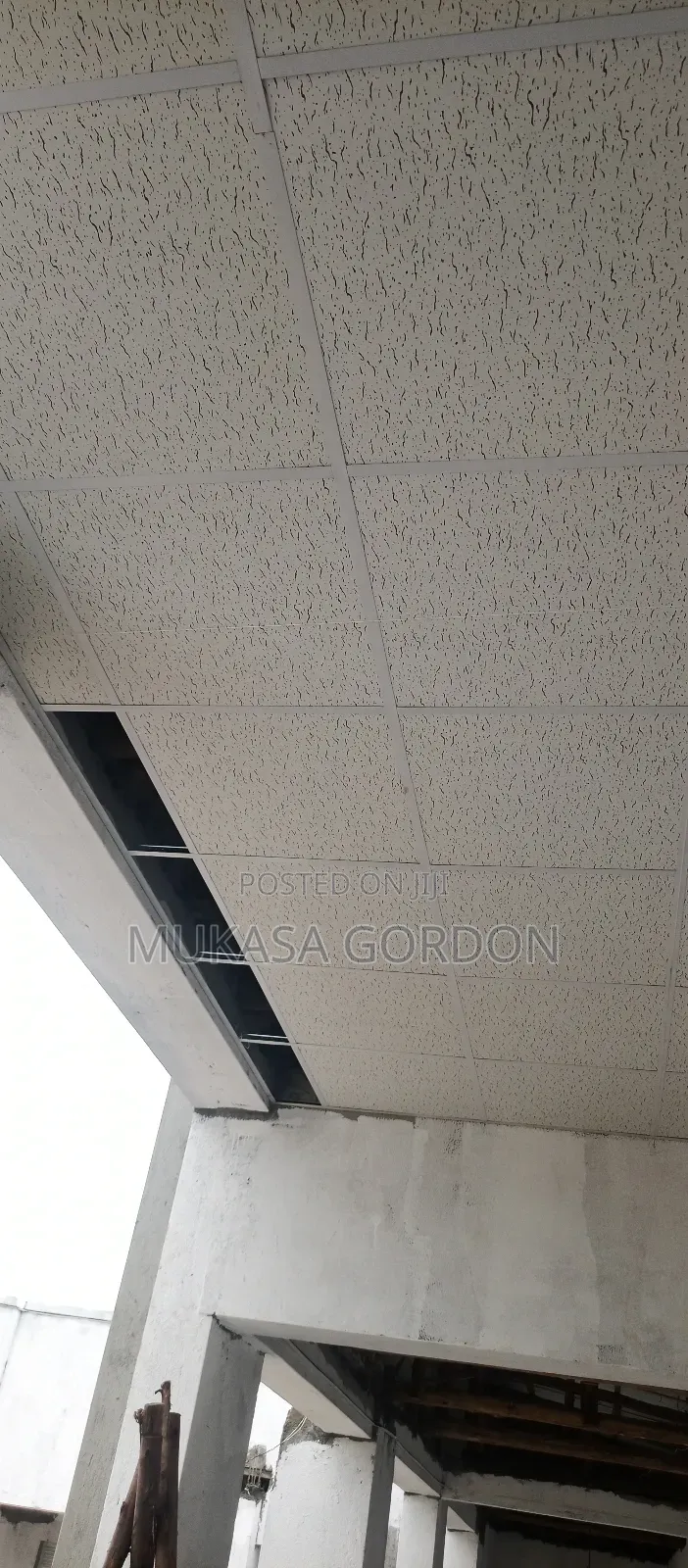 Archient Column Design, Gypsum, Suspended All Ceiling