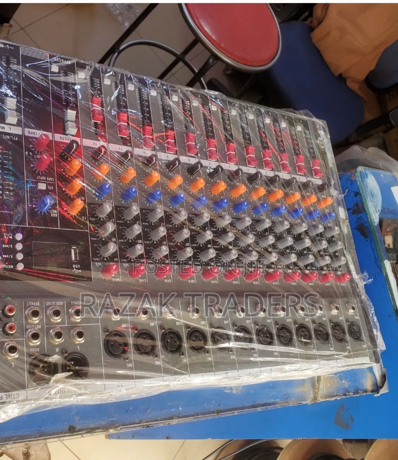 12 Channels Live Audio Mixer Bluetooth USB DJ Sound Mixing