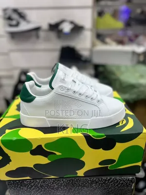 Dolce Gabbana Calfskin Portofino Sneakers