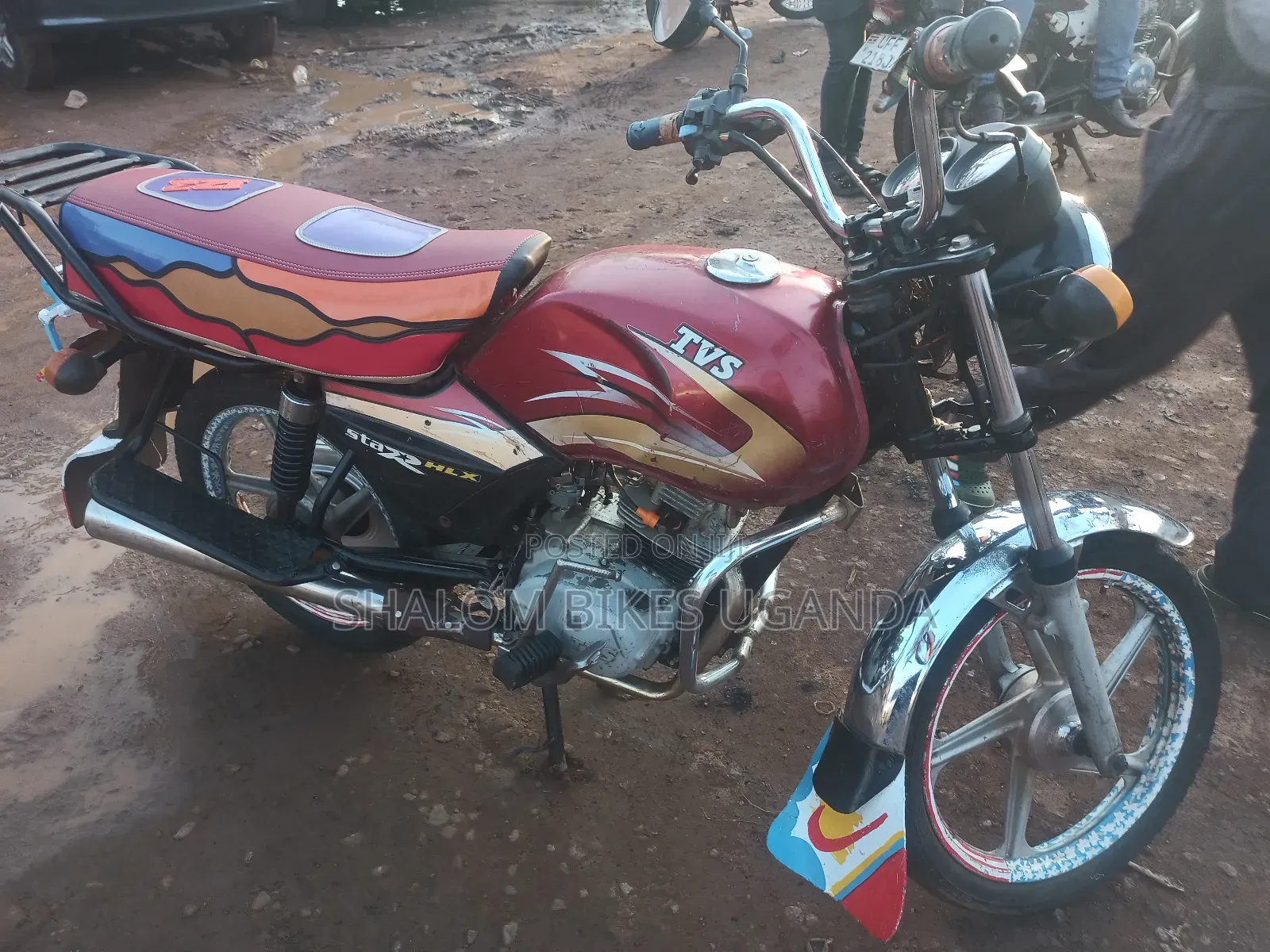 TVS XL 100 2016 Red