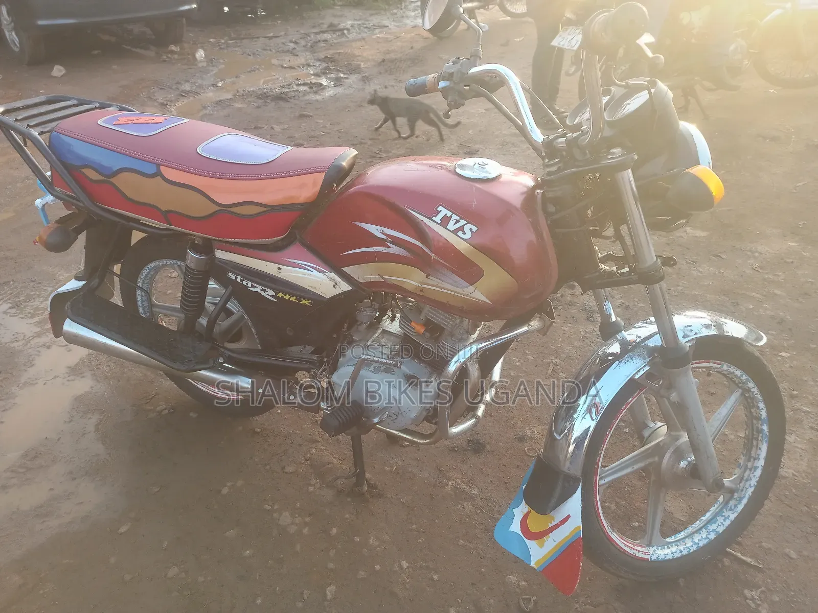 TVS XL 100 2016 Red