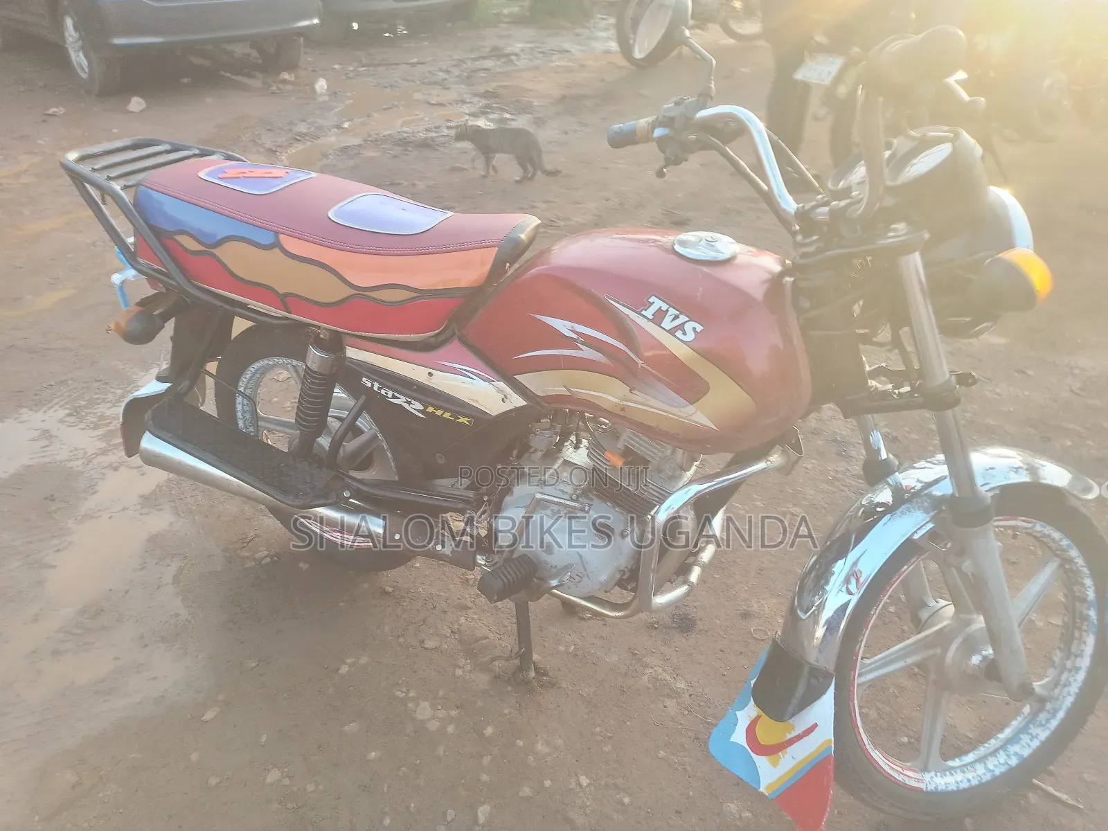 TVS XL 100 2016 Red