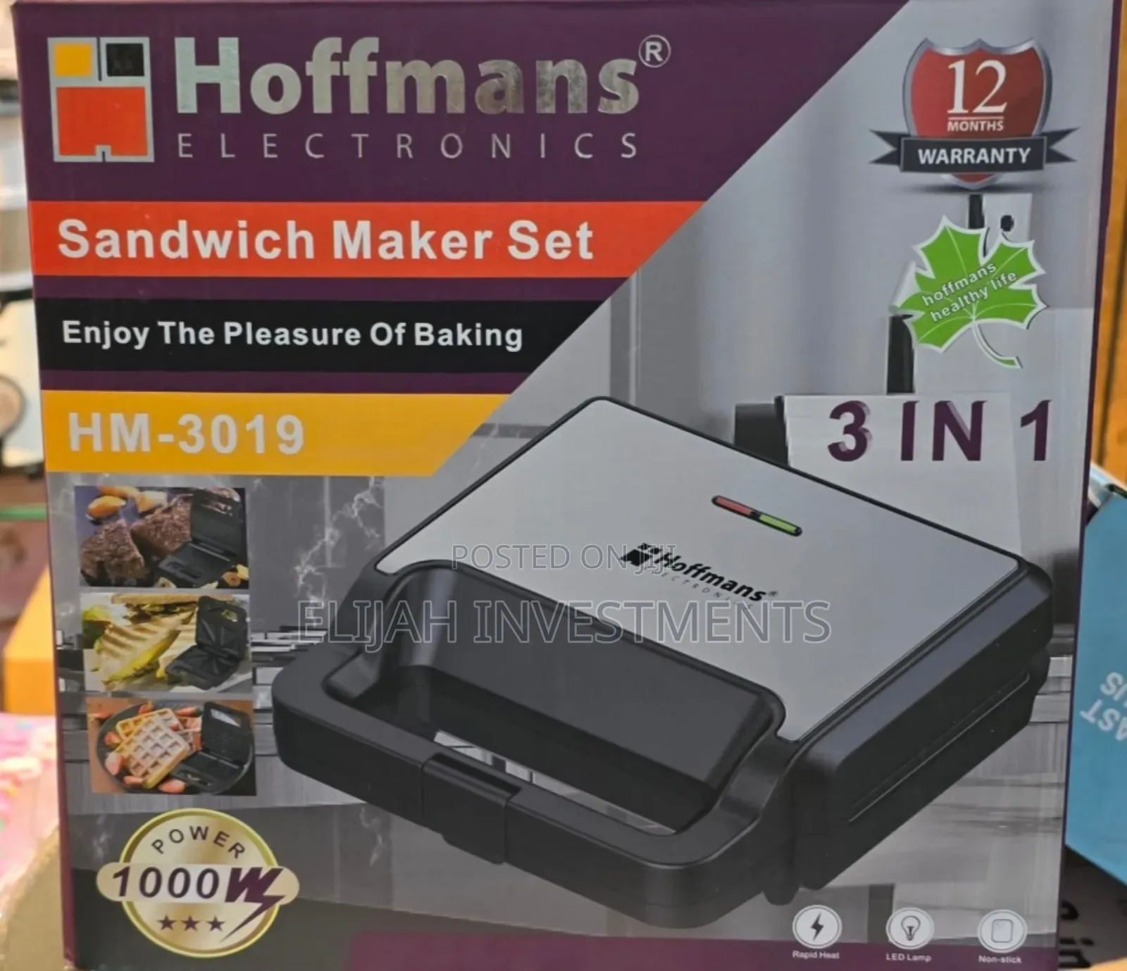 Efficient Hoffman Sandwich Maker Set