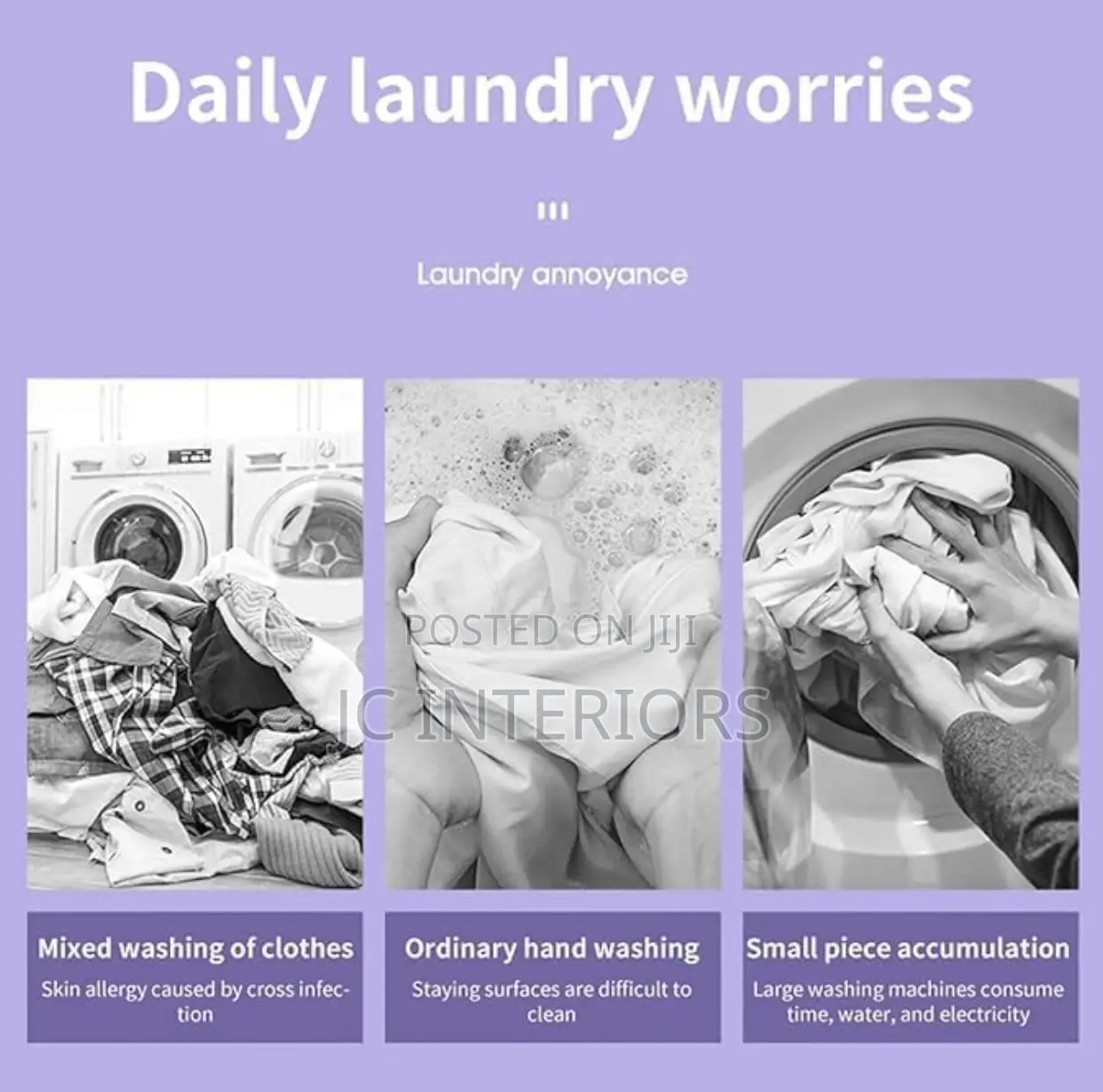 Mini Foldable Washing Machine