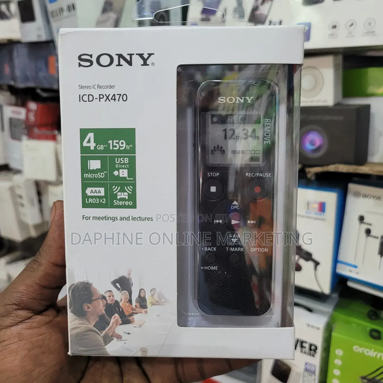 Sony Stereo Ic Recorder
Icd-Px470